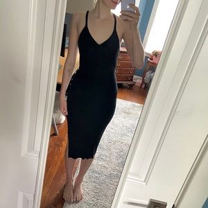 Abercrombie Black Midi Sweater Dress! Worn Once!